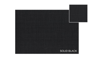 Solid Black - Set of 6 Placemats