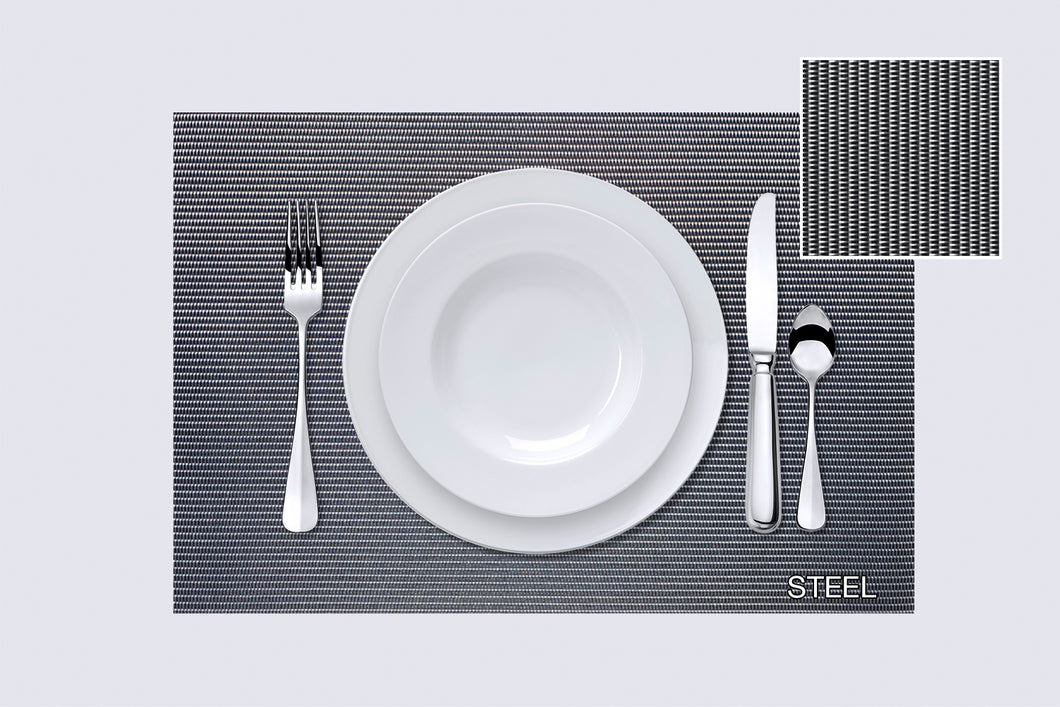 Steel - Set of 6 Placemats