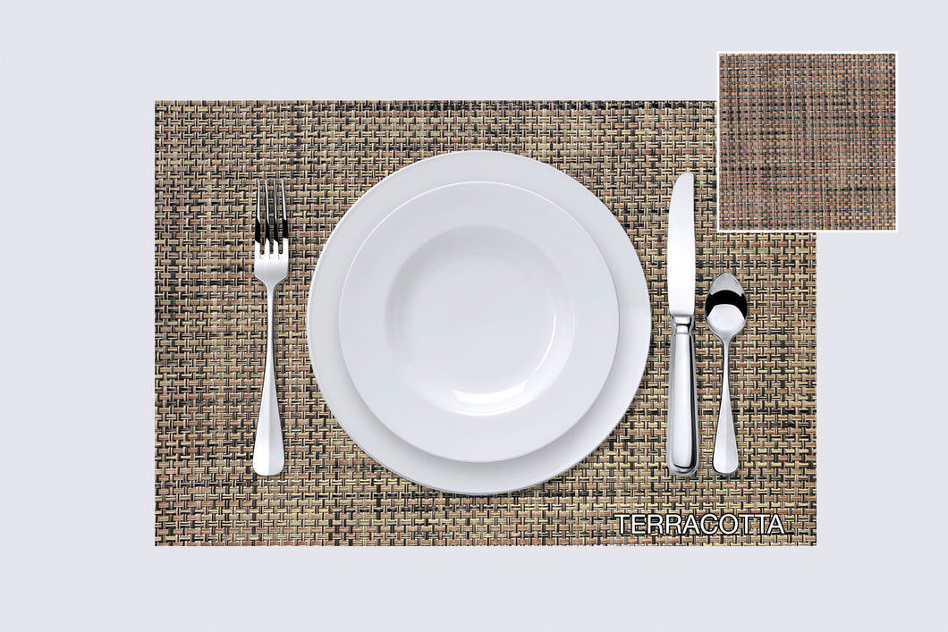 Taupe Tweed - Set of 6 Placemats